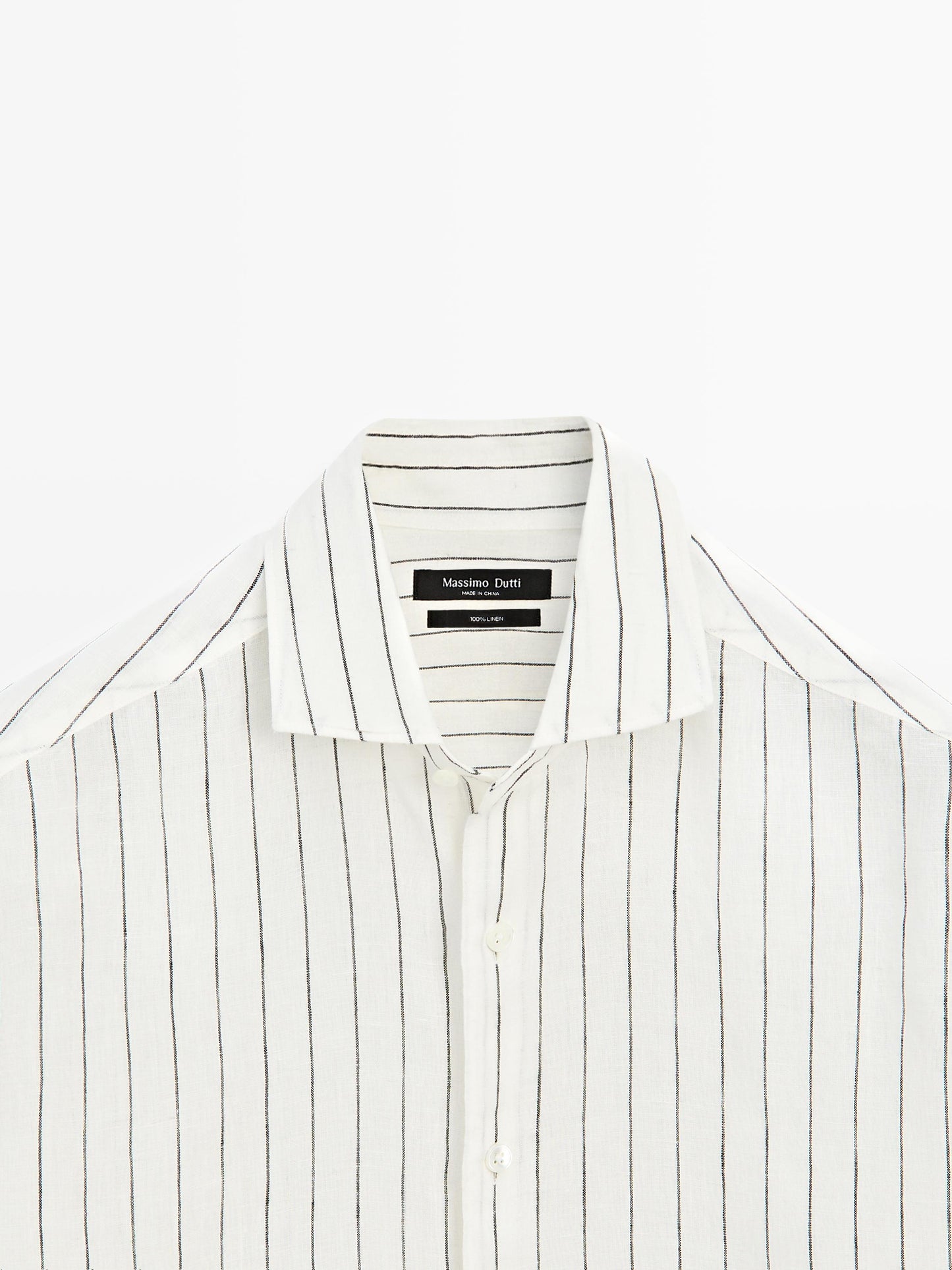 CAMISA RAYAS 100% LINO
