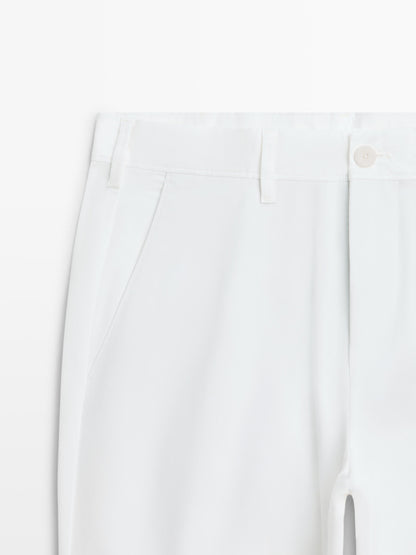 PANTALÓN SLIM FIT MEZCLA ALGODÓN
