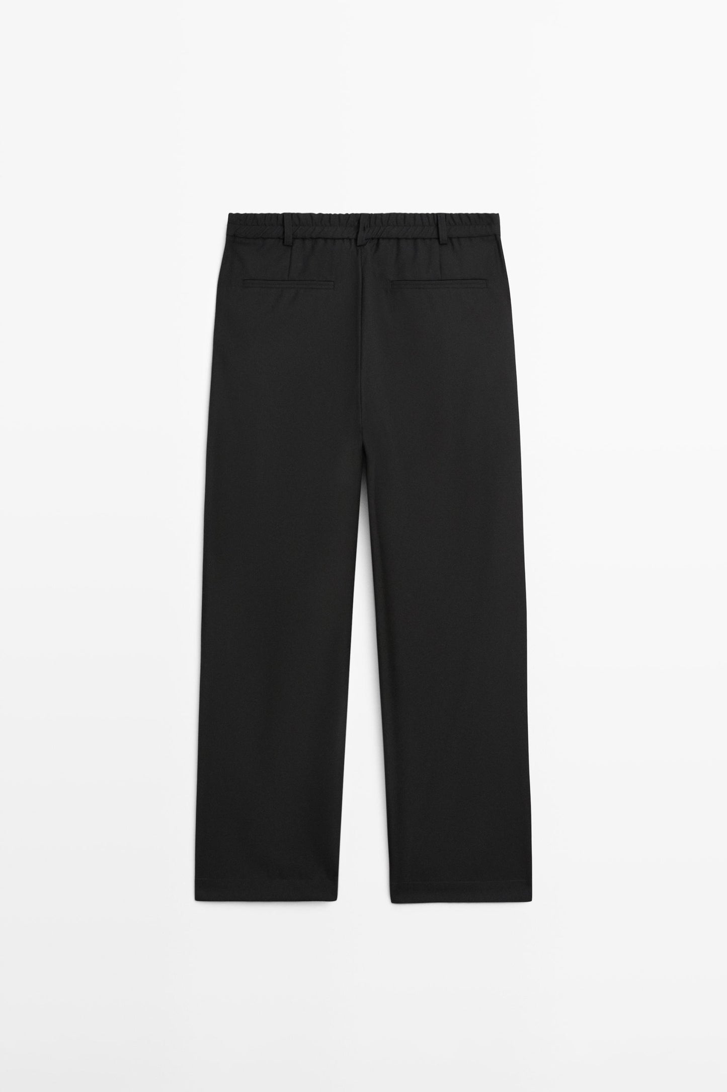 PANTALÓN RELAXED FIT PINZAS CON LANA FRÍA