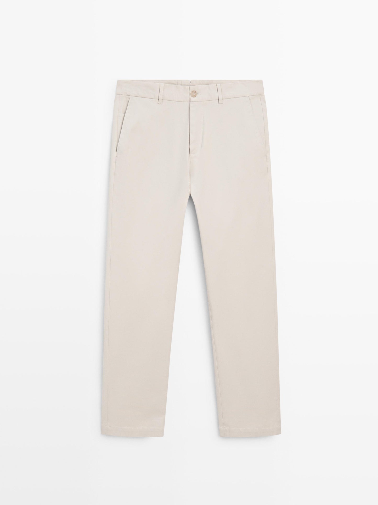 PANTALÓN TAPERED FIT CON ALGODÓN