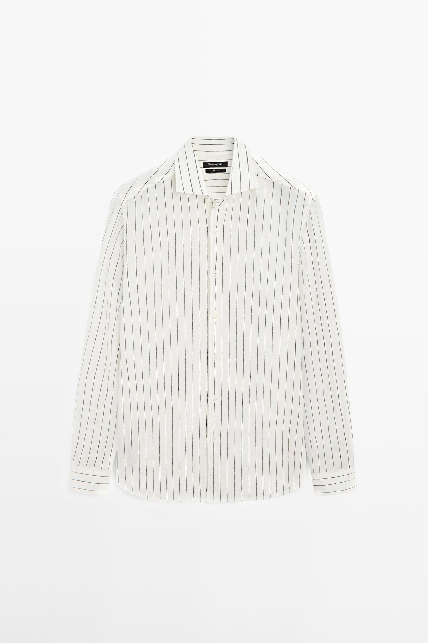 CAMISA RAYAS 100% LINO