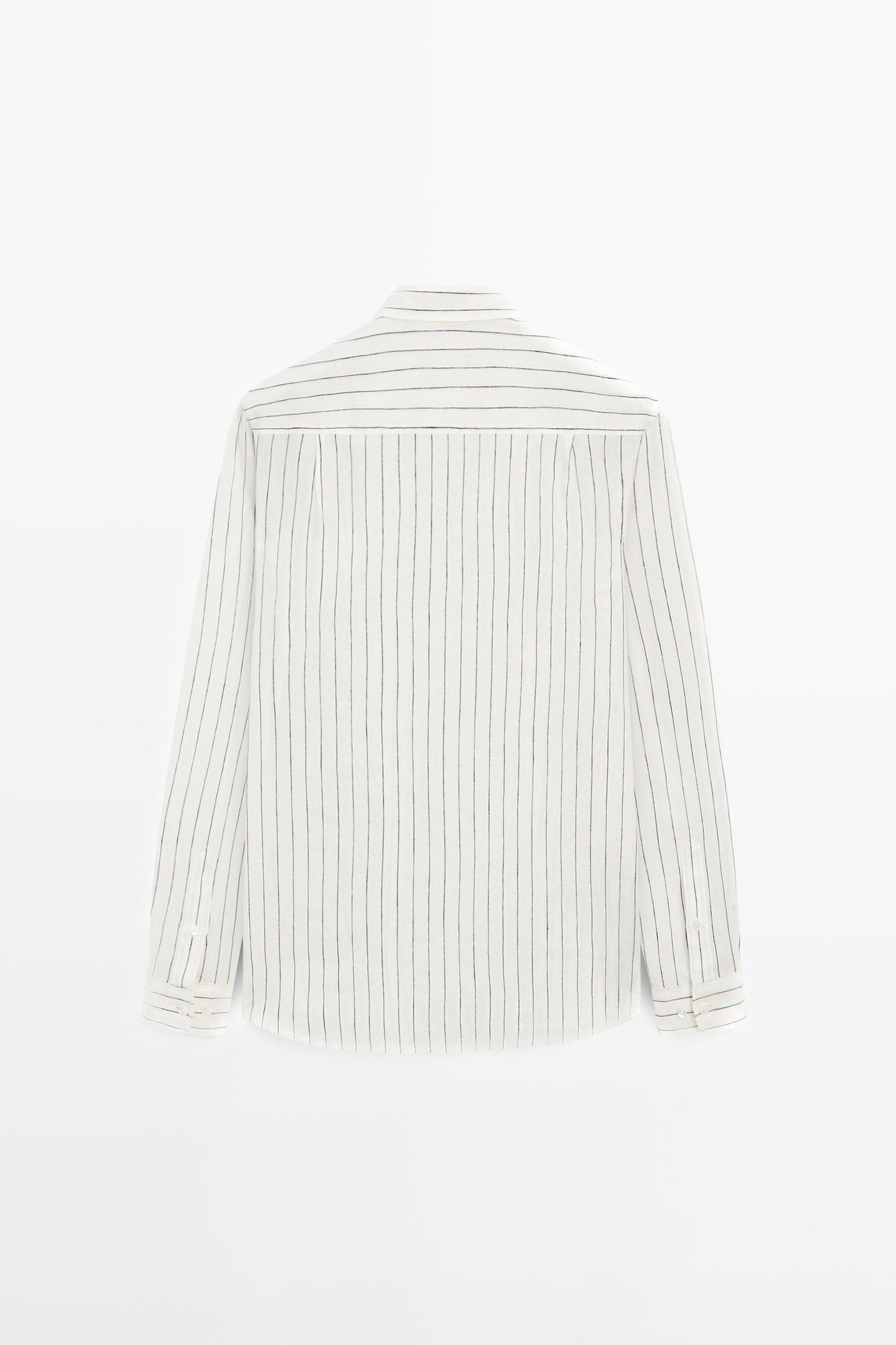 CAMISA RAYAS 100% LINO