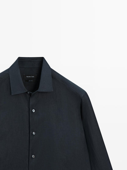 CAMISA REGULAR FIT EXTRAFINA LINO