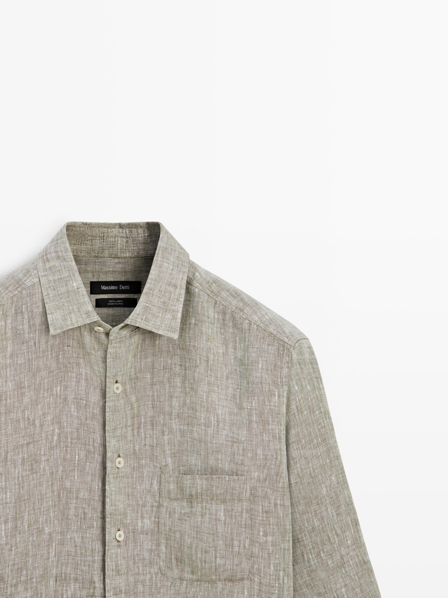 CAMISA FLUIDA BOLSILLO LINO