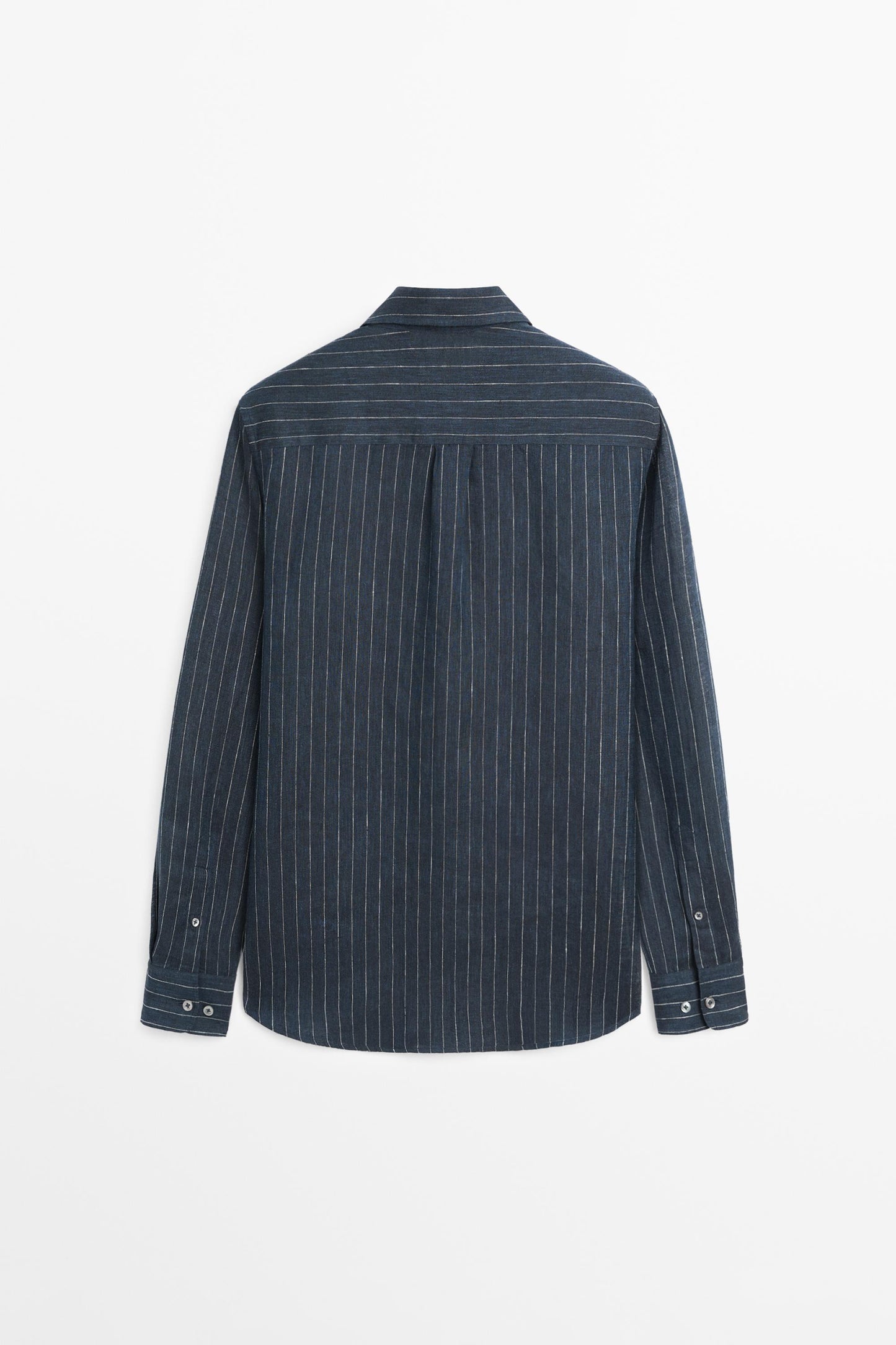 CAMISA REGULAR FIT RAYAS LINO