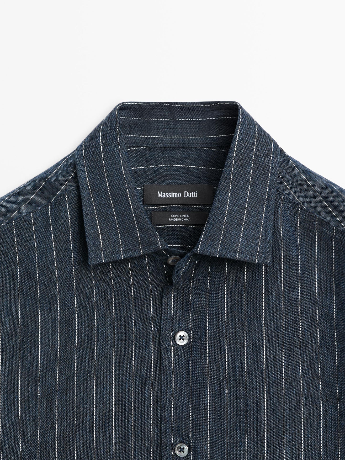 CAMISA REGULAR FIT RAYAS LINO