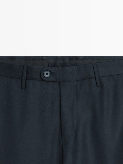PANTALÓN TRAJE MICROESTRUCTURA LANA FRÍA