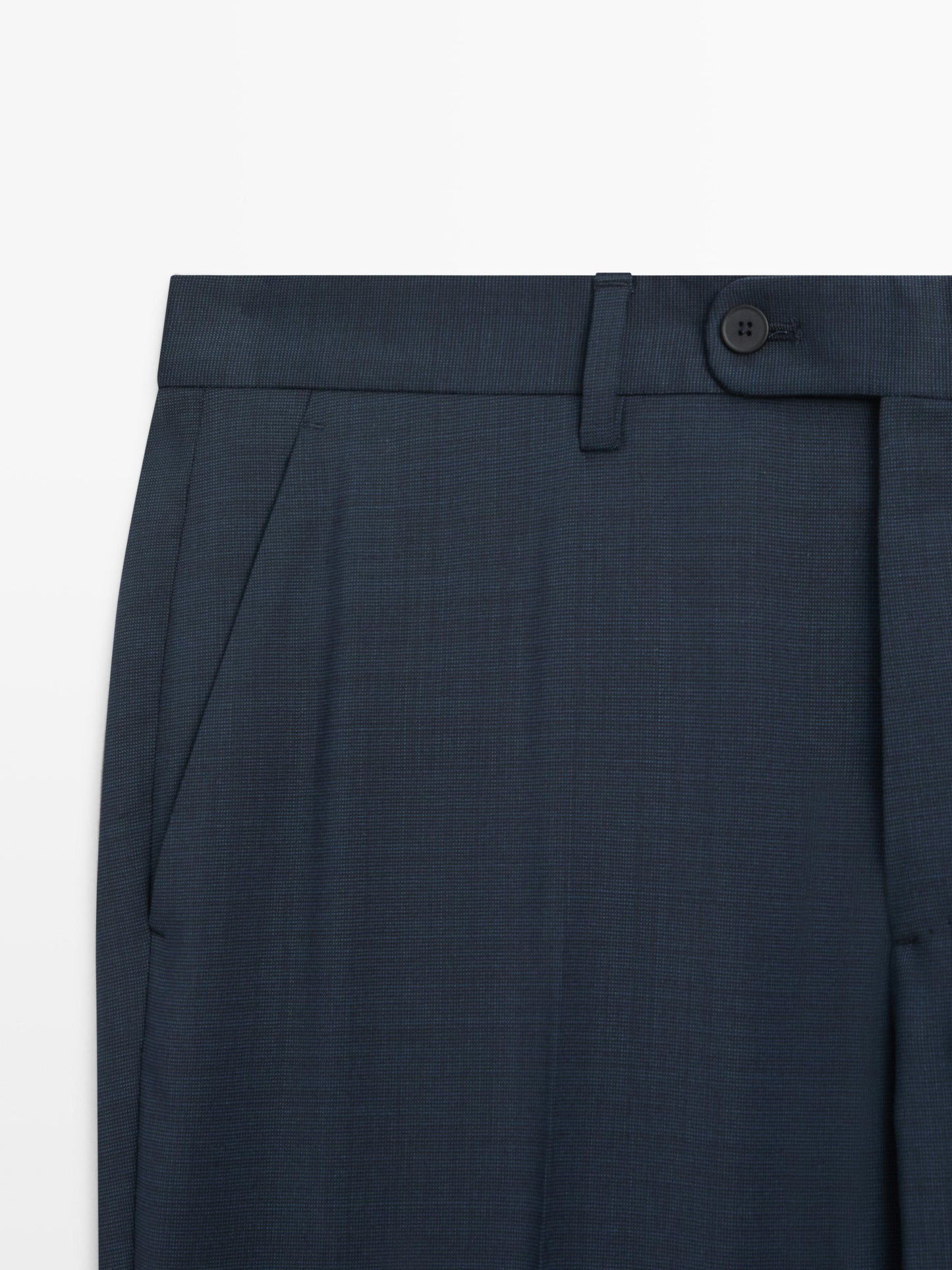 PANTALÓN TRAJE CUADROS MEZCLA LANA FRÍA
