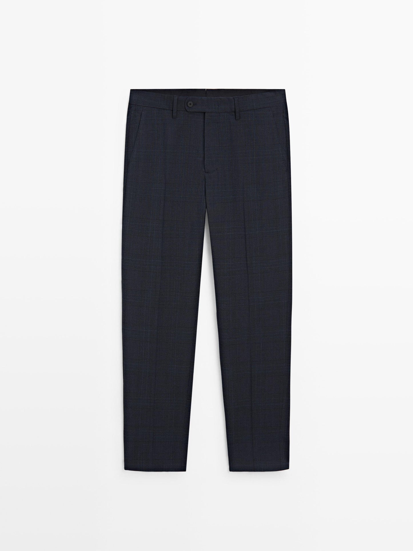 PANTALÓN TRAJE CUADROS MEZCLA LANA FRÍA