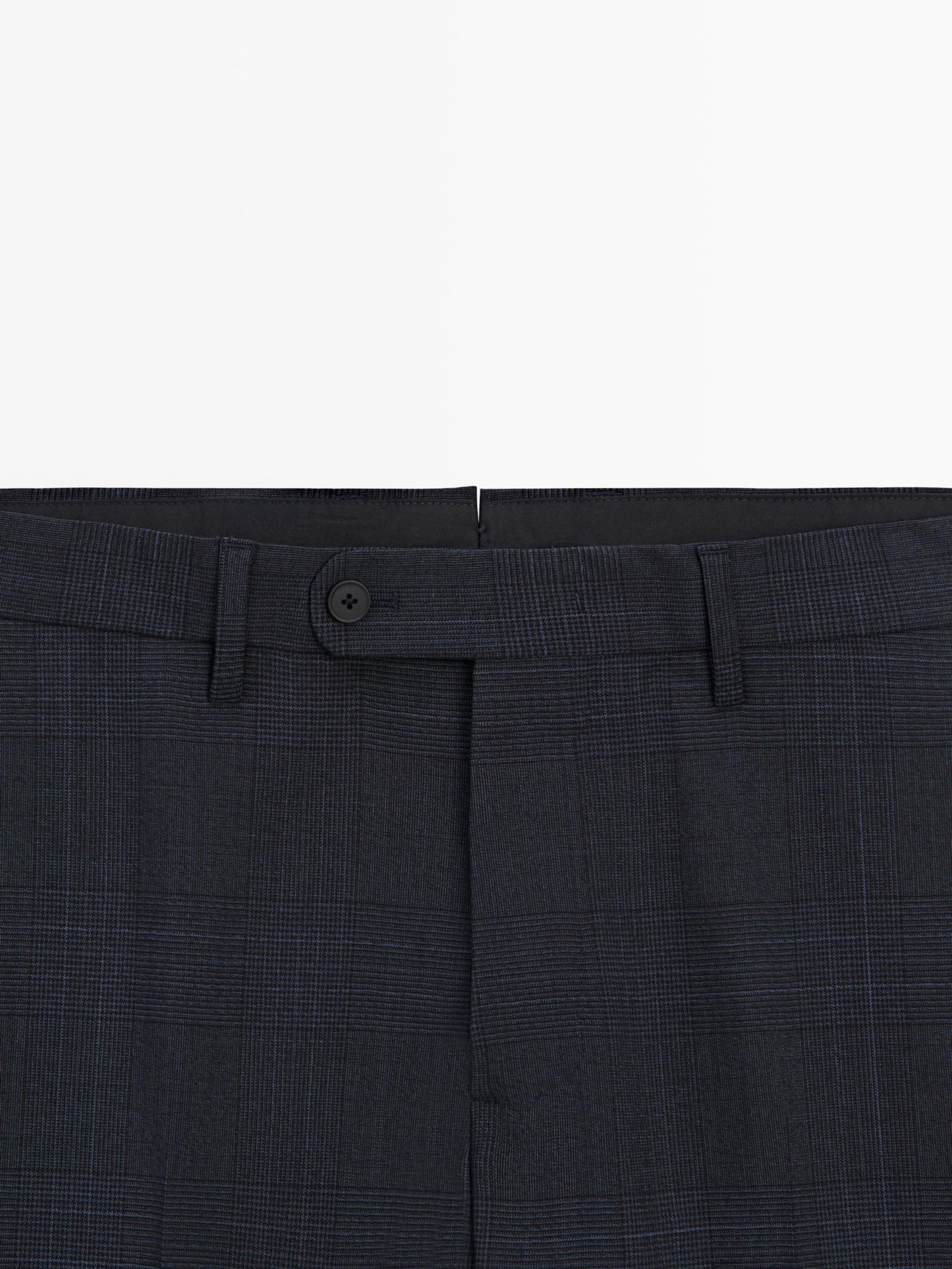 PANTALÓN TRAJE CUADROS MEZCLA LANA FRÍA