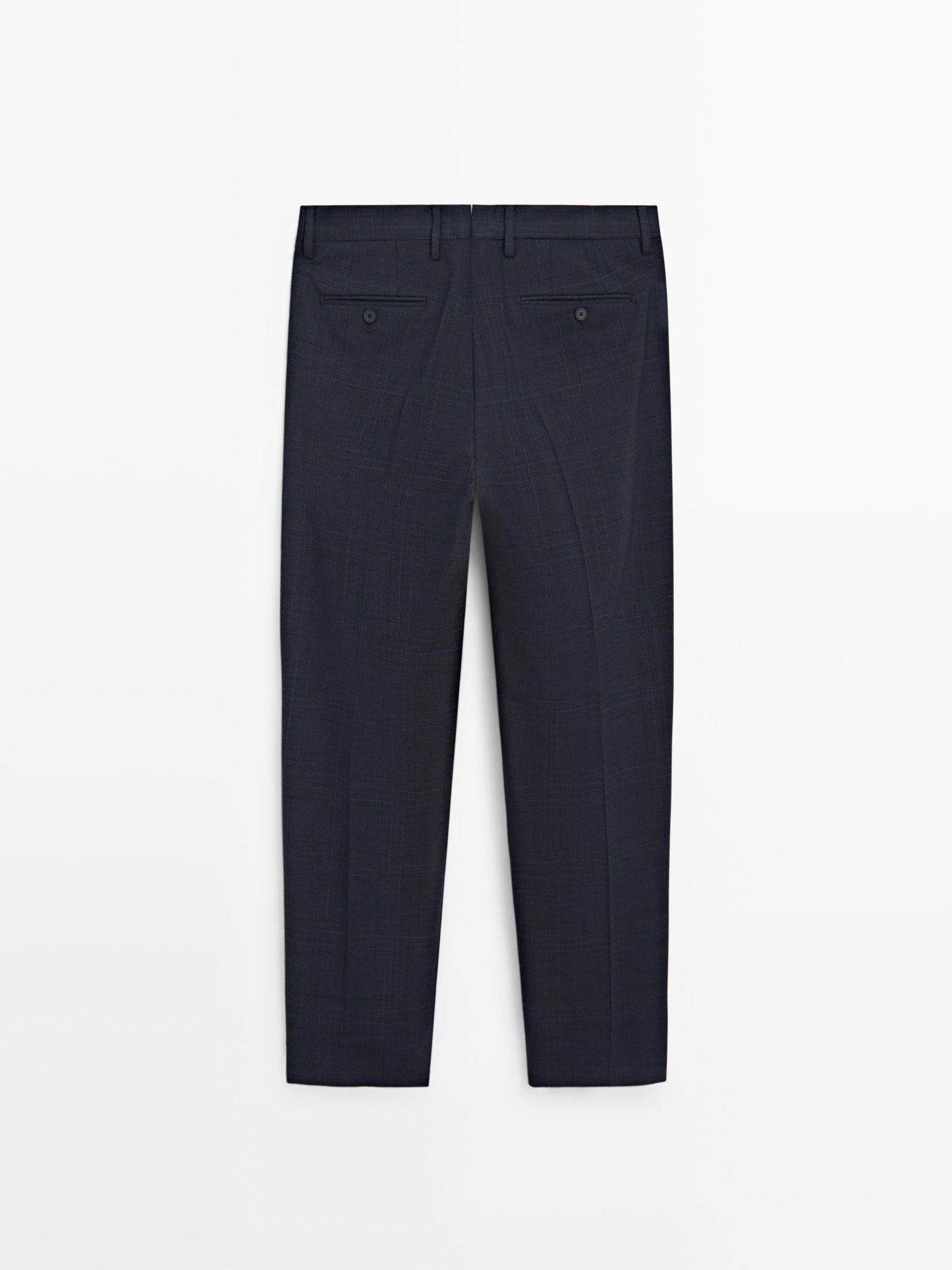 PANTALÓN TRAJE CUADROS MEZCLA LANA FRÍA