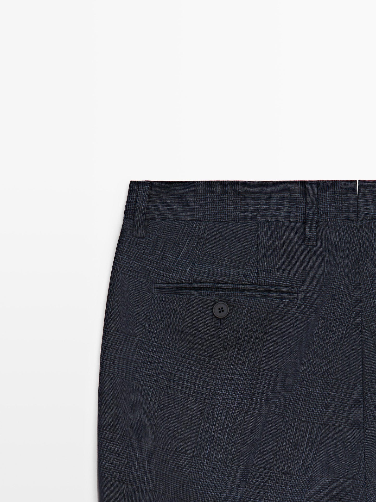 PANTALÓN TRAJE CUADROS MEZCLA LANA FRÍA