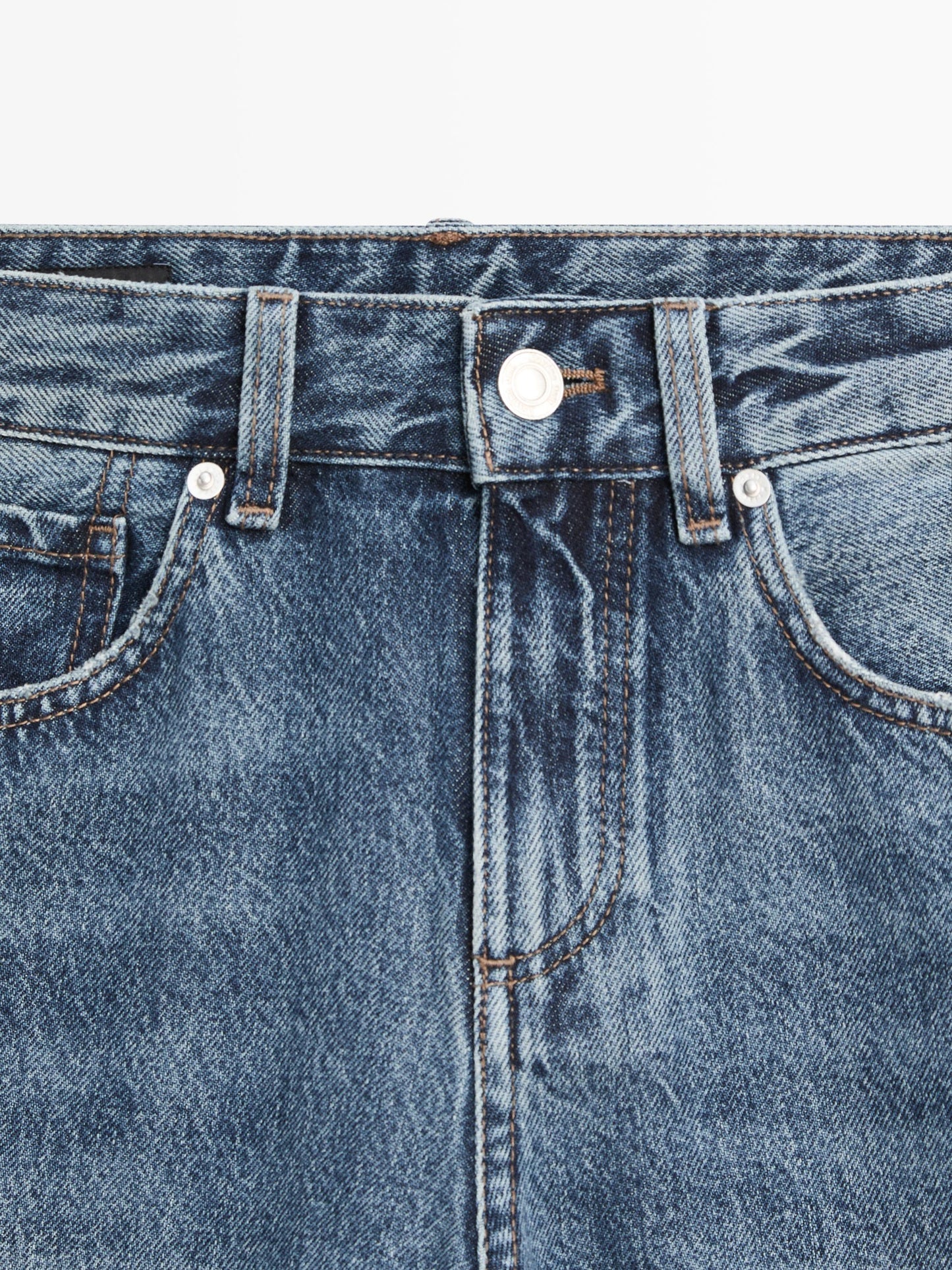 JEANS STRAIGHT FIT TIRO MEDIO