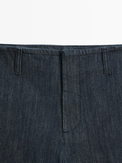 JEANS WIDE LEG TIRO MEDIO