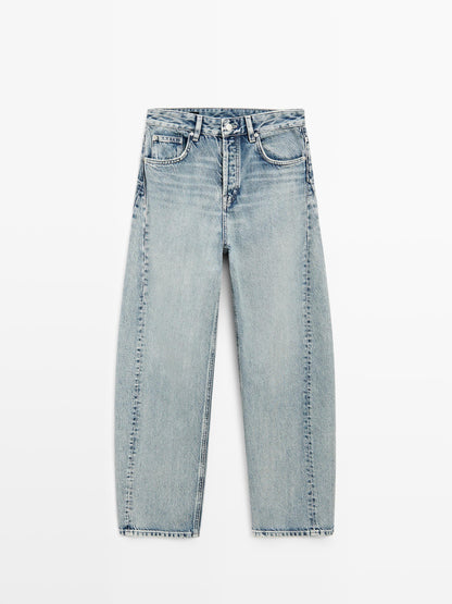 JEANS BALLOON FIT TIRO MEDIO