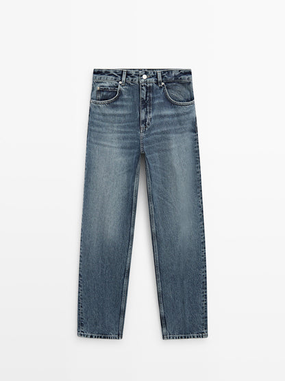 JEANS RELAXED BARREL TIRO ALTO