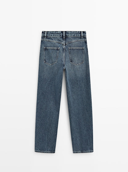 JEANS RELAXED BARREL TIRO ALTO