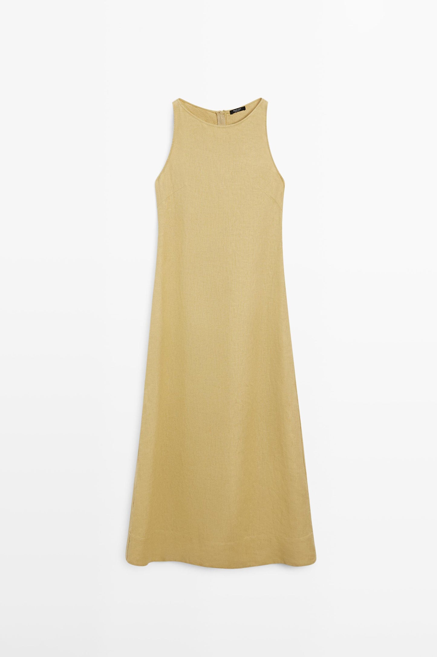 VESTIDO MIDI HALTER LINO