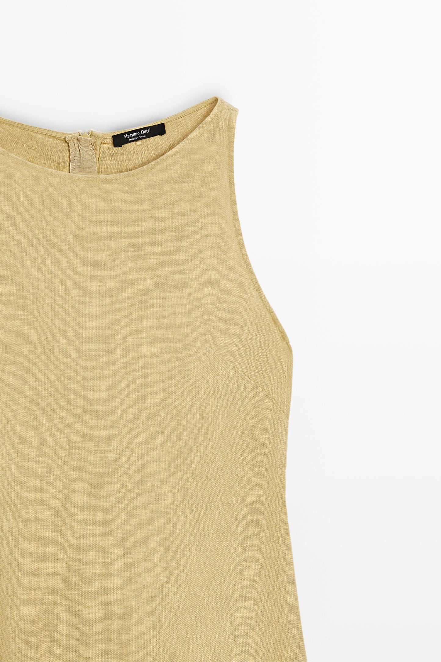 VESTIDO MIDI HALTER LINO