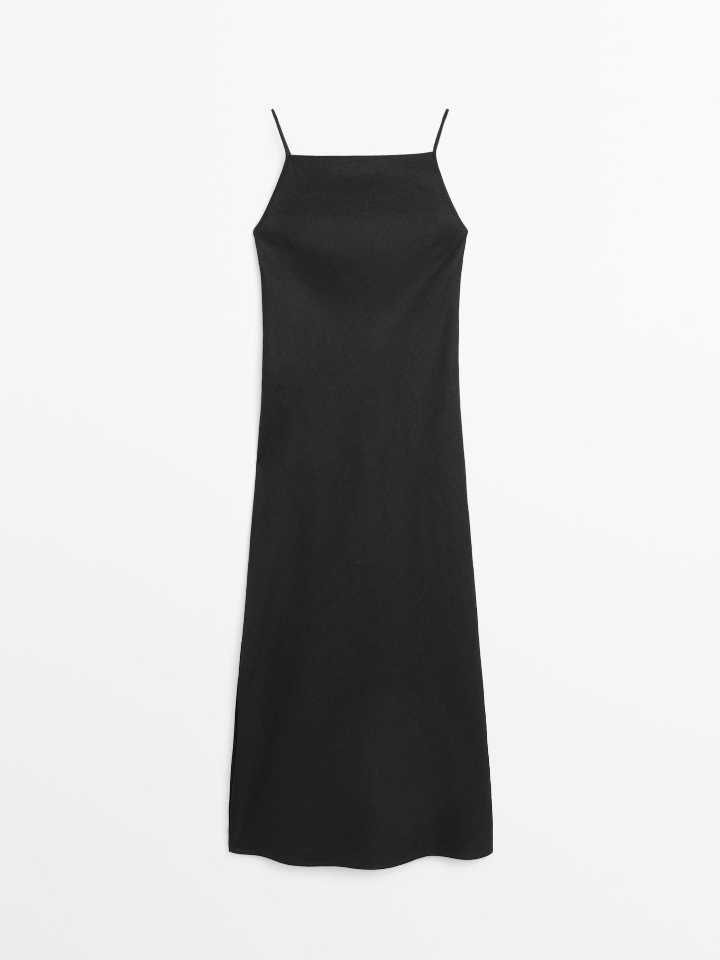 VESTIDO MIDI 100% LINO