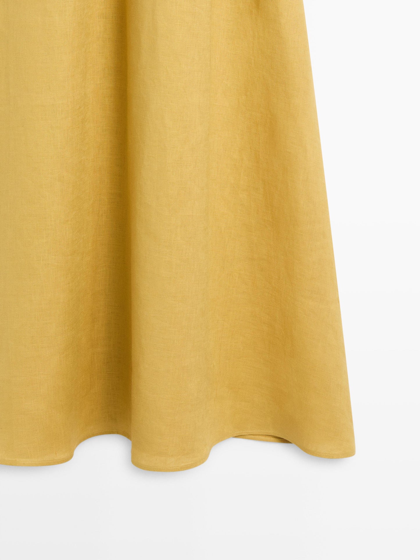 VESTIDO LARGO CUELLO HALTER 100% LINO