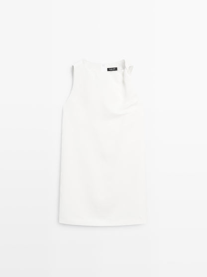 VESTIDO MINI DETALLE TIRANTE NUDO