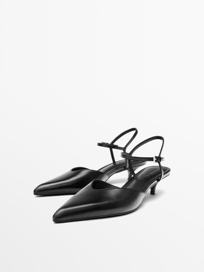 ZAPATO DE TACÓN DESTALONADO