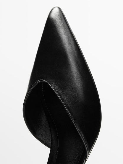 ZAPATO DE TACÓN DESTALONADO