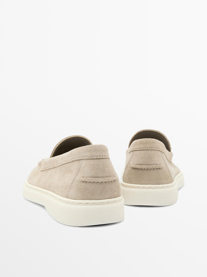 MOCASÍN PIEL SERRAJE BORDÓN