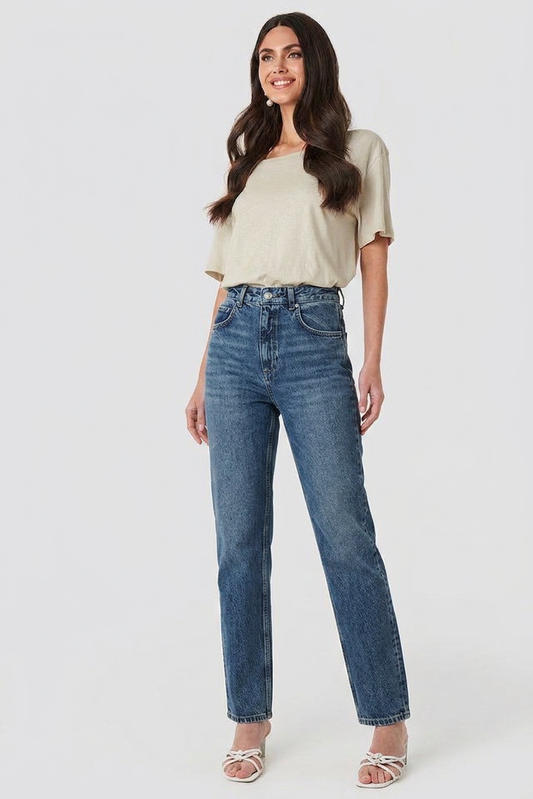 JEANS RELAXED BARREL TIRO ALTO
